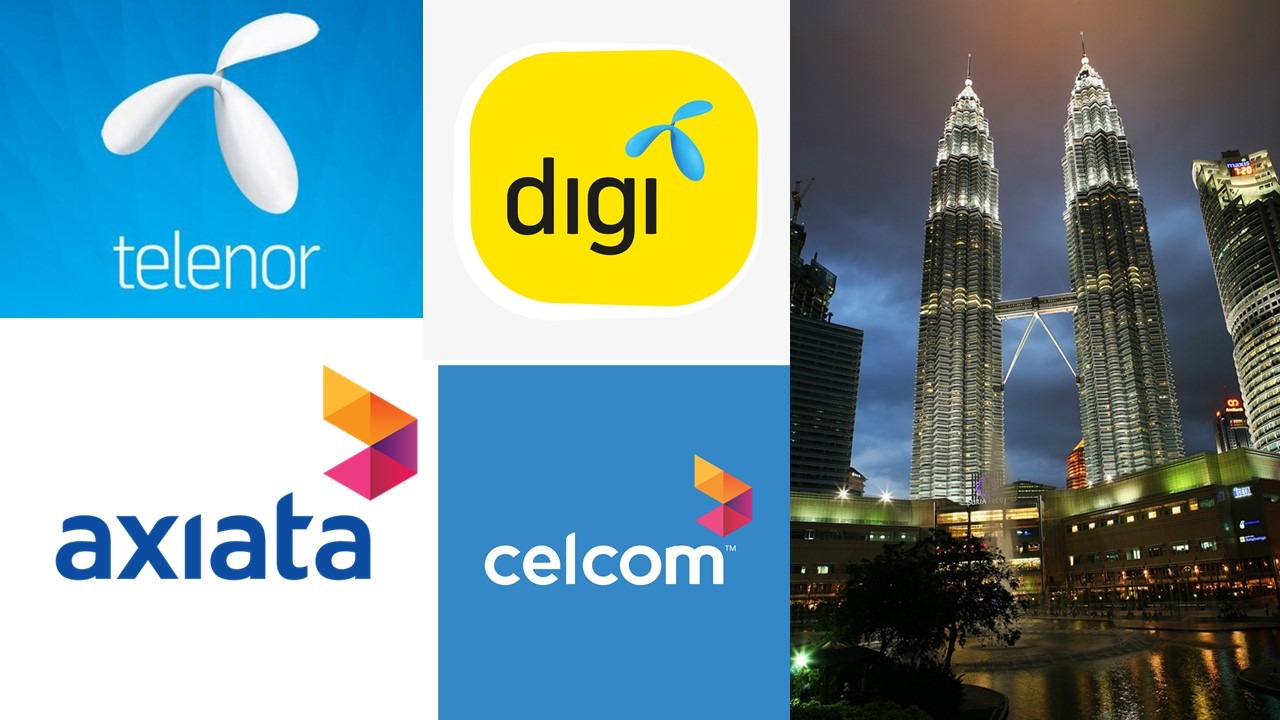 digi celcom axiata telenor malaysia telecom business