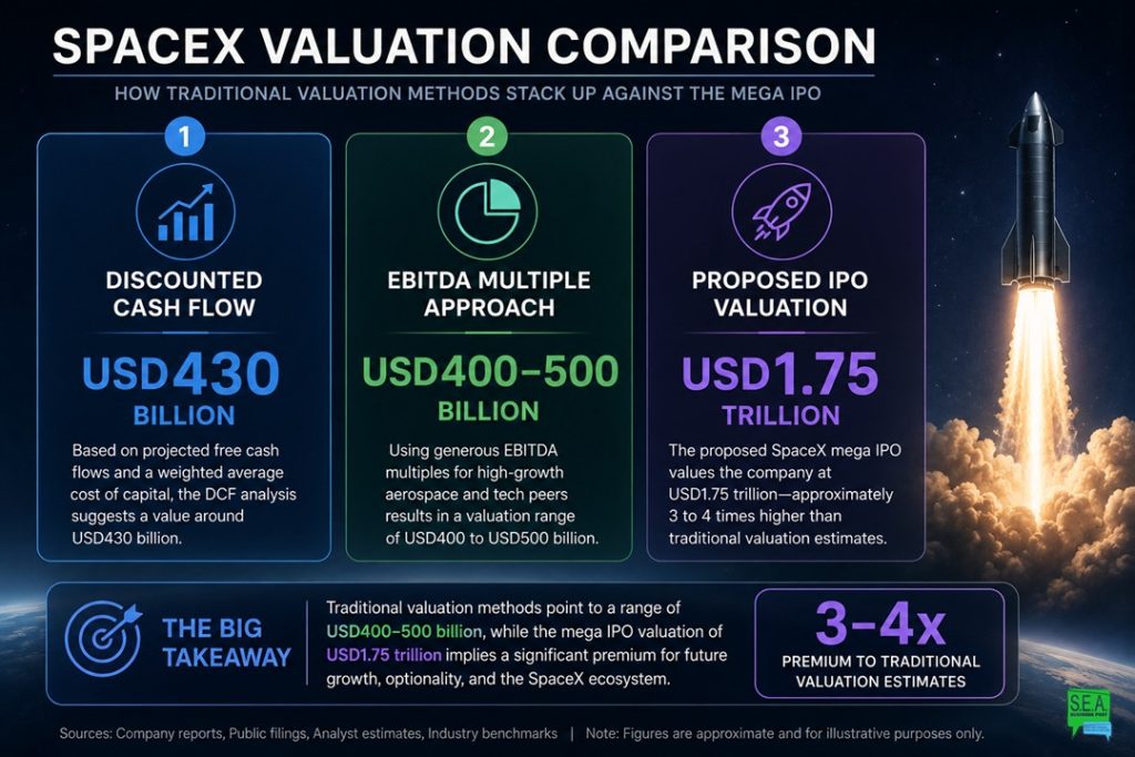 SpaceX Valuation Analysis Comparison with Proposed IPO Valuation
